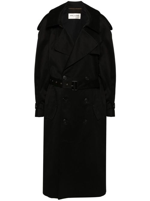 Trench in cotone SAINT LAURENT | 787192Y7I141000